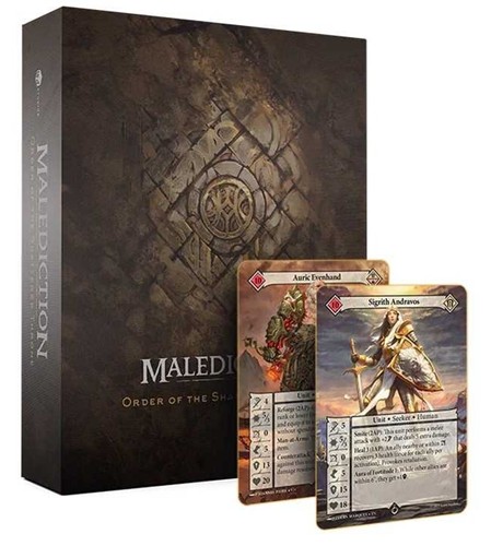 3!LOO002FBMORSL1 Malediction Card Game: Order of the Shattered Throne Faction Box published by Looney Labs