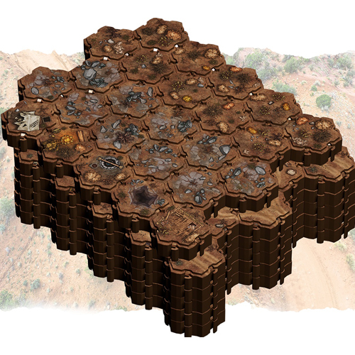 LORPKBBRTKX Lorescape Terrain Tiles: Barrenland Pack published by Lorefoundry