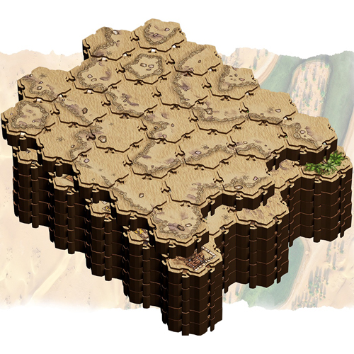 LORPKBDSTKX Lorescape Terrain Tiles: Desert Pack published by Lorefoundry