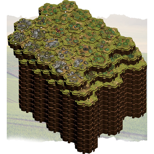 LORPKEGBTKX Lorescape Terrain Tiles: Grassland Battlefield Pack published by Lorefoundry