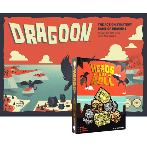 LWGBUNDLE Dragoon and Heads Will Roll Board Game Bundle published by Lay Waste Games