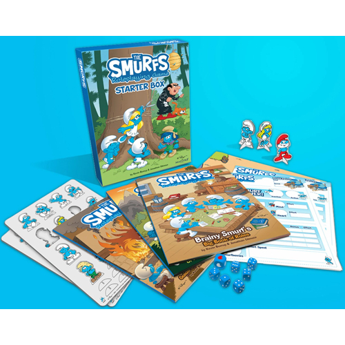 MAEMMSRPG001 The Smurfs Roleplaying Game: Starter Box published by Maestro Media