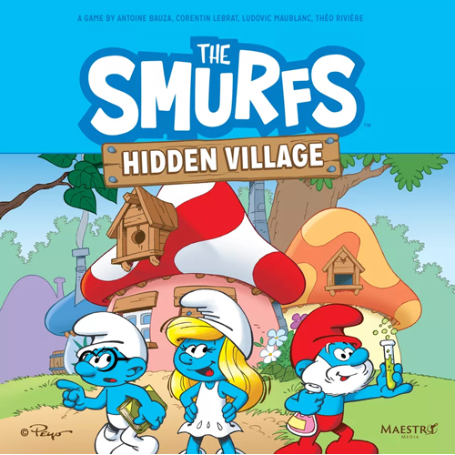 MAESMHV001 The Smurfs: Hidden Village Board Game published by Maestro Media