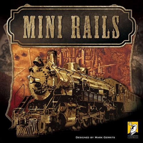 MAN1012E Mini Rails Board Game published by Moaideas Game Design