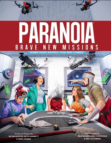 2!MGP15104 Paranoia RPG: Brave New Missions published by Mongoose Publishing