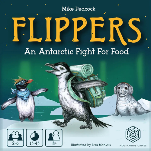 MLGFLP001 Flippers Card Game published by Molinarius Games
