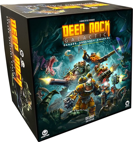 MOODRGGAMEDLX2ND Deep Rock Galactic Board Game: Deluxe 2nd Edition published by MOOD Publishing