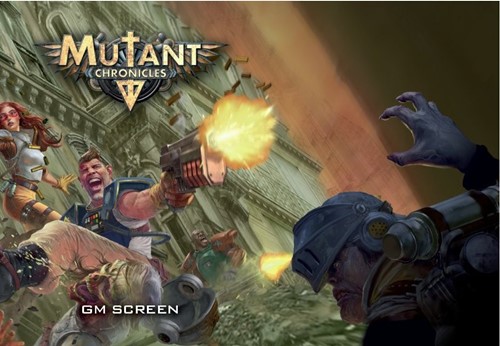 MUH050041 Mutant Chronicles RPG: GM Screen published by Modiphius