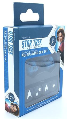 MUH052297 Star Trek Adventures RPG: Science Division Dice Set published by Modiphius