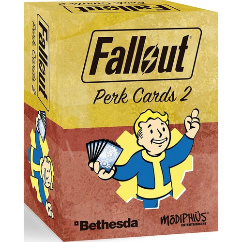 MUH0580249 Fallout RPG: Perk Cards 2 published by Modiphius