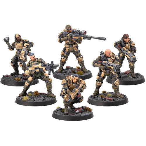 MUH084V069 XCOM: The Miniatures Game - Operatives 1 (Plastic) published by Modiphius