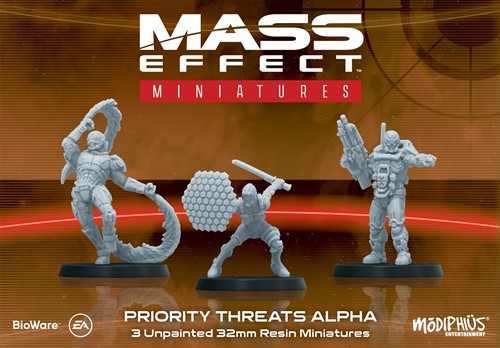 2!MUH094202 Mass Effect Board Game: Priority Threats Alpha Resin Collectors Miniatures Set published by Modiphius