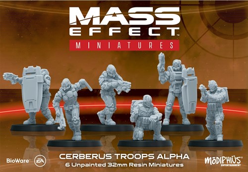 2!MUH094204 Mass Effect Board Game: Cerberus Alpha Resin Collectors Miniatures Set published by Modiphius