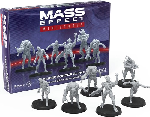 2!MUH094205 Mass Effect Board Game: Reaper Forces Alpha Resin Collectors Miniatures Set published by Modiphius