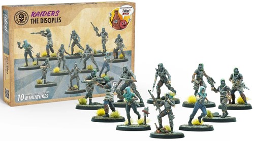 2!MUH107003 Fallout Factions Miniatures Game: Raiders: The Disciples published by Modiphius