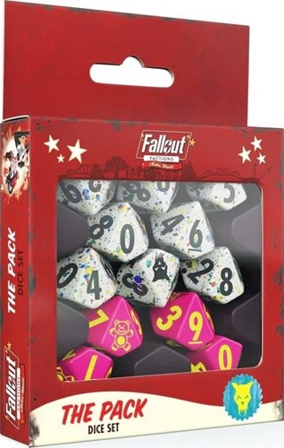 2!MUH107007 Fallout Factions Miniatures Game: The Pack Dice Set published by Modiphius