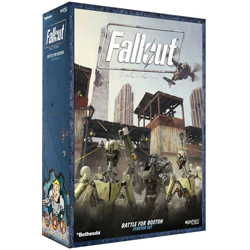 MUH107224 Fallout Factions Miniatures Game: Battle For Boston Starter Set published by Modiphius