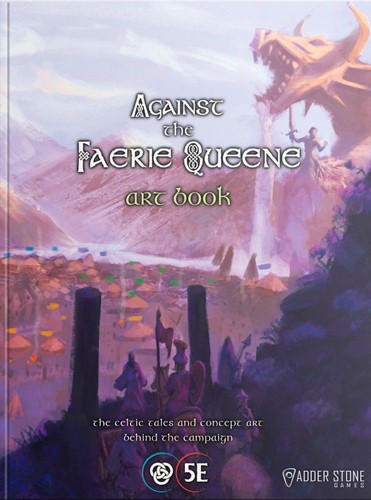 2!MUH111V101 Legends Of Avallen RPG: Against The Faerie Queene Art Book published by Modiphius