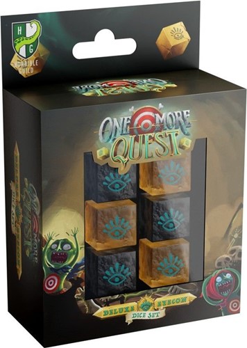 MUHHG160 One More Quest RPG: Deluxe Eyecon Dice Set published by Modiphius