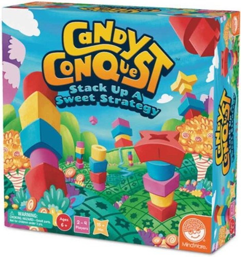 2!MWR98349 Candy Conquest Board Game published by Mindware