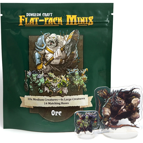 1!N85G502 Flat Pack Minis: Orcs published by 1985 Games
