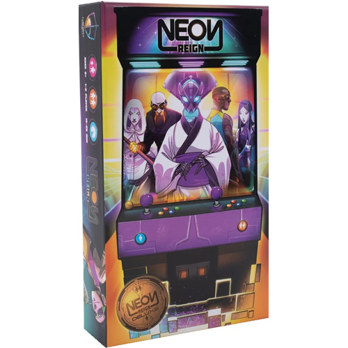 2!NKGNRNGAME001 Neon Reign Card Game published by Neon Knight Games