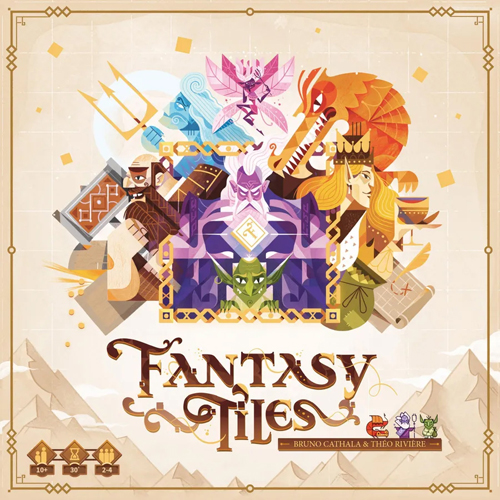 NMG60210EN Fantasy Tiles Board Game published by Next Move Games