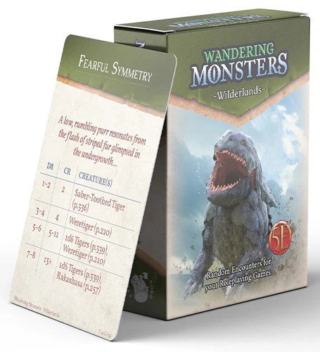 NRG1012 Dungeons And Dragons RPG: Wandering Monster: Wilderlands Deck published by Nord Games