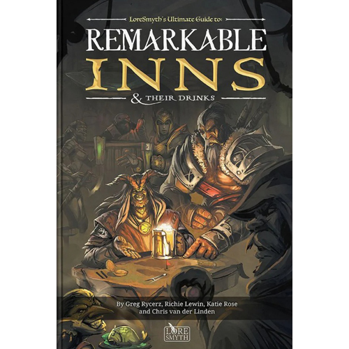 NRGLSR001 Remarkable Inns And Their Drinks Hardcover published by Nord Games