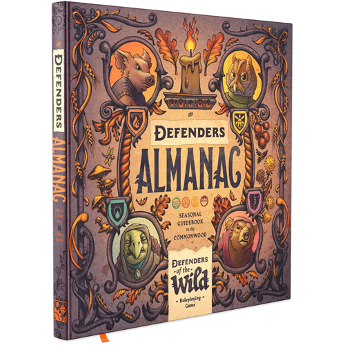 OGALM2501 The Defenders Almanac Hardcover Guidebook published by Outlandish Games