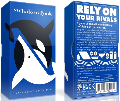 OINWTL Whale To Look Board Game published by Oink Games
