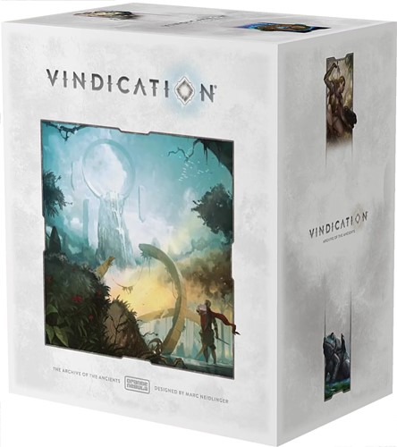 ONB0130 Vindication Board Game: Archive Of The Ancients (Loaded) published by Orange Nebula