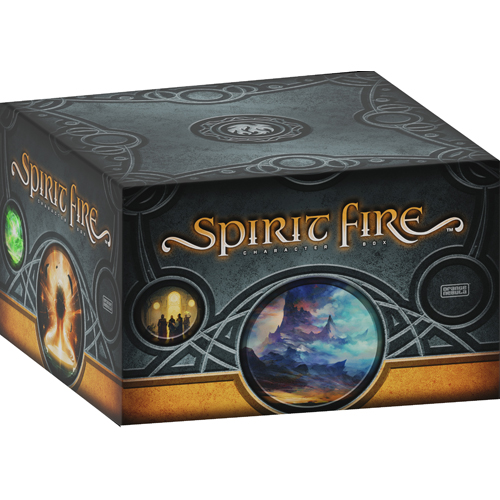 ONB030003 Spirit Fire Board Game: Character Box Illumination (Gold) published by Orange Nebula