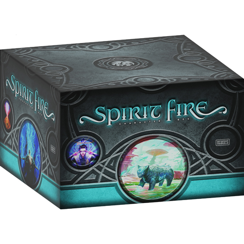 ONB030004 Spirit Fire Board Game: Character Box Intensity (Blue) published by Orange Nebula