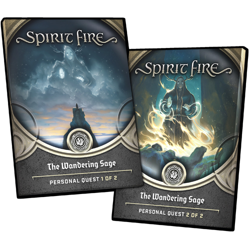 ONB0333 Spirit Fire Board Game: The Wandering Sage Quest (2 packs) published by Orange Nebula
