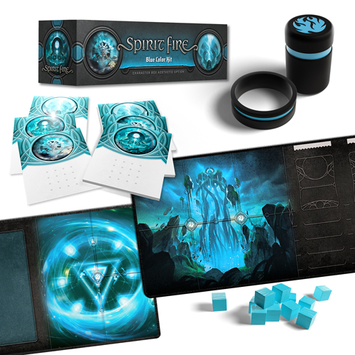 ONB0372 Spirit Fire Board Game: Color Kit - Blue published by Orange Nebula