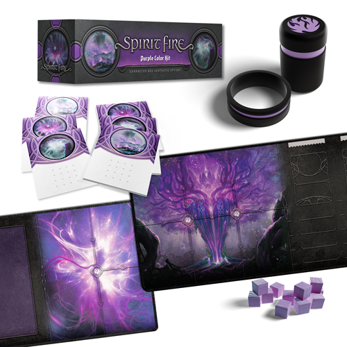ONB0374 Spirit Fire Board Game: Color Kit - Purple published by Orange Nebula