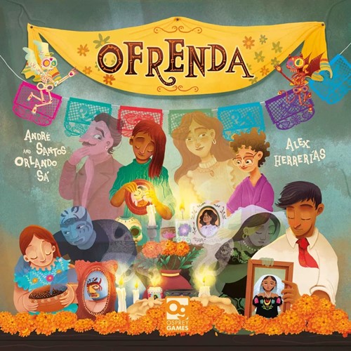 2!OSP86878 Ofrenda Board Game published by Osprey Games