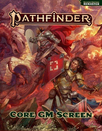 2!PAI10001MC Pathfinder RPG 2nd Edition: Core GM Screen published by Paizo Publishing