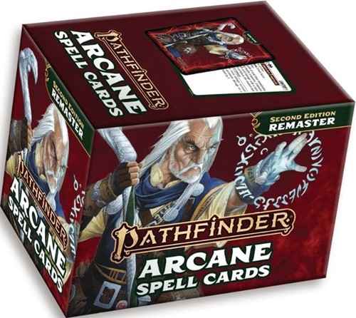 3!PAI10003MC Pathfinder RPG 2nd Edition: Arcane Spell Cards (Remastered) published by Paizo Publishing