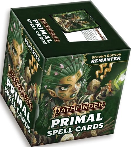 3!PAI10004MC Pathfinder RPG 2nd Edition: Primal Spell Cards (Remastered) published by Paizo Publishing