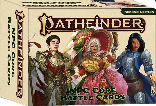 PAI10011MC Pathfinder RPG 2nd Edition: NPC Core Battle Cards published by Paizo Publishing