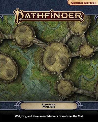 PAI11017FM Pathfinder Flip-Mat: Marsh published by Paizo Publishing