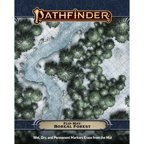 PAI11034FM Pathfinder Flip-Mat: Boreal Forest published by Paizo Publishing