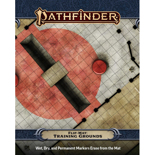 PAI11037FM Pathfinder Flip-Mat: Training Grounds published by Paizo Publishing
