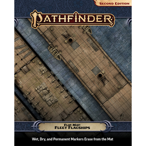 PAI11039FM Pathfinder Flip-Mat: Fleet Flagship published by Paizo Publishing
