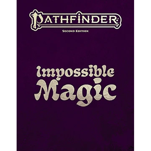 PAI12014SE Pathfinder RPG 2nd Edition: Impossible Magic Special Edition published by Paizo Publishing