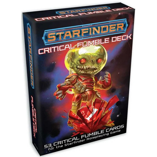 PAI20007MC Starfinder RPG 2nd Edition: Critical Fumble Deck published by Paizo Publishing