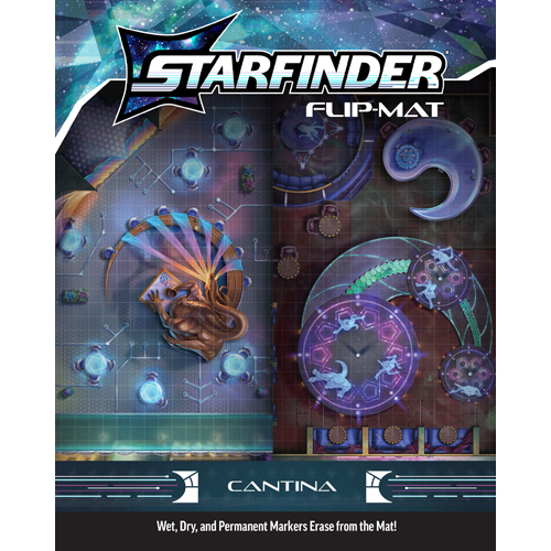PAI21010FM Starfinder RPG: Flip-Mat Cantina published by Paizo Publishing