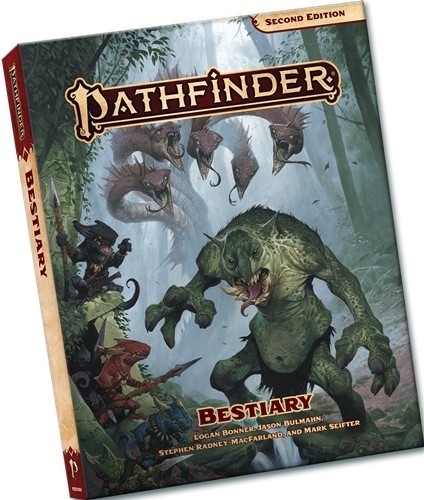 PAI2102PE Pathfinder RPG 2nd Edition: Bestiary Pocket Edition published by Paizo Publishing